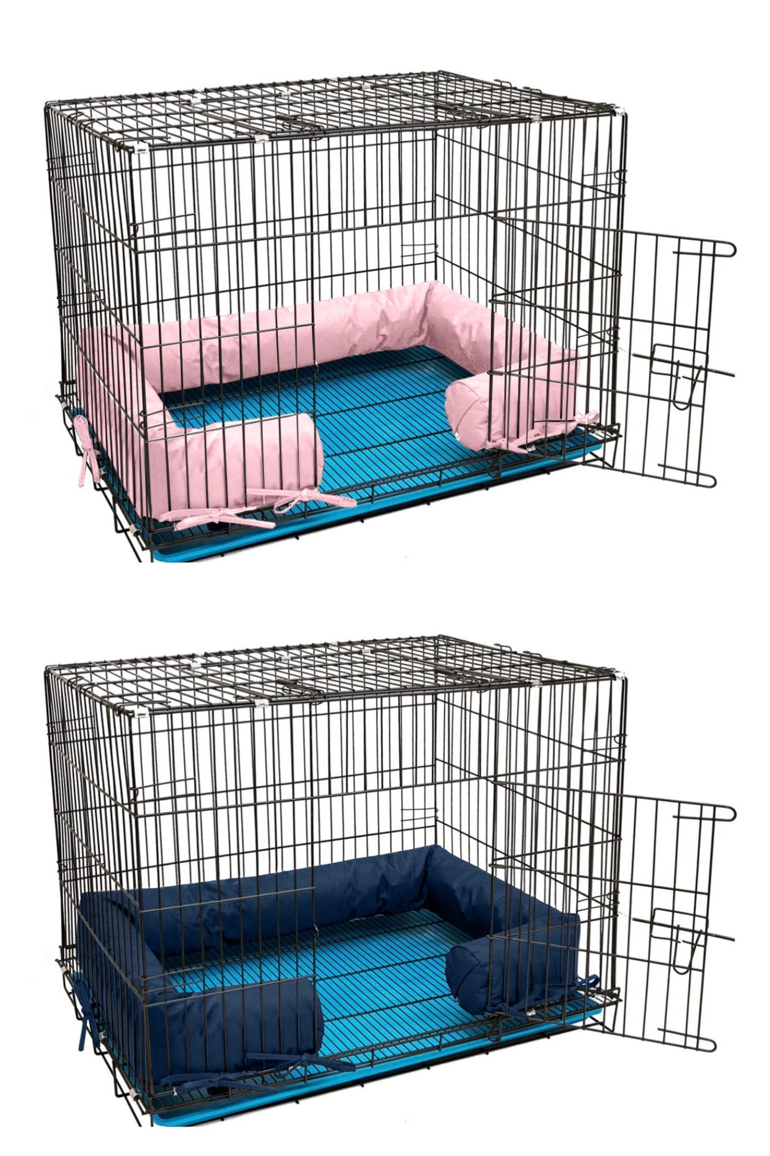 Waterproof Dog Crate Bumper | Heavy Duty Kennel Cushion | Washable ...