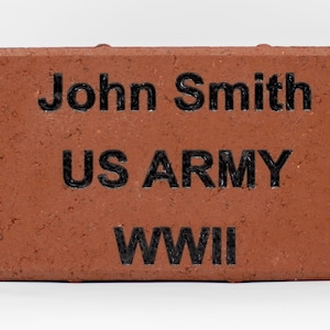 Engraved Brick, Personalized Engraved Permanent Memorial Brick for ...