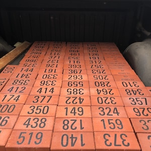 Engraved Brick, Personalized Engraved Permanent Memorial Brick for ...