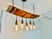 Wine Barrel Stave Chandelier - Made from reclaimed California wine barrels - 100% Recycled and Free Shipping 
