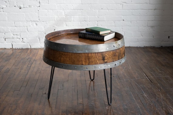 Wine Barrel Coffee Table Side Made From Recycled India Wine Barrel Coffee Table Side, Wine Barrel Side Table Outdoor