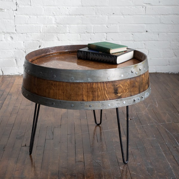 Barrel Coffee Table Etsy