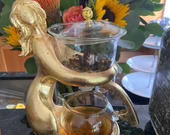 Golden Goddess Tea Set