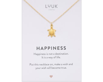 Filigree necklace with turtle pendant I Sea turtle lucky charm I Chain I Turtle Charm I Gift for girlfriend I Birthday present