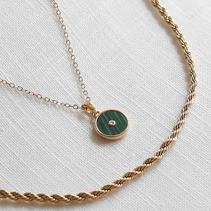 Filigree layering necklace with lapis made of silver in a timeless design in silver and gold, lazuli design, friendship necklace, gift for woman