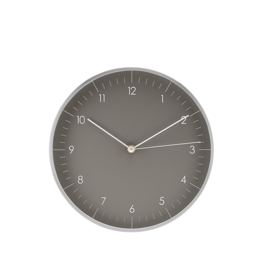 Minimalist Silent Wall Clock Without Ticking With Second Hand, High