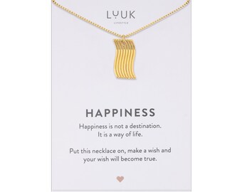 Filigree ladies necklace with ribbed chips I Chip pendant I Snack necklace I Food lover I Coin I Disc I Modern charm necklace I Woman
