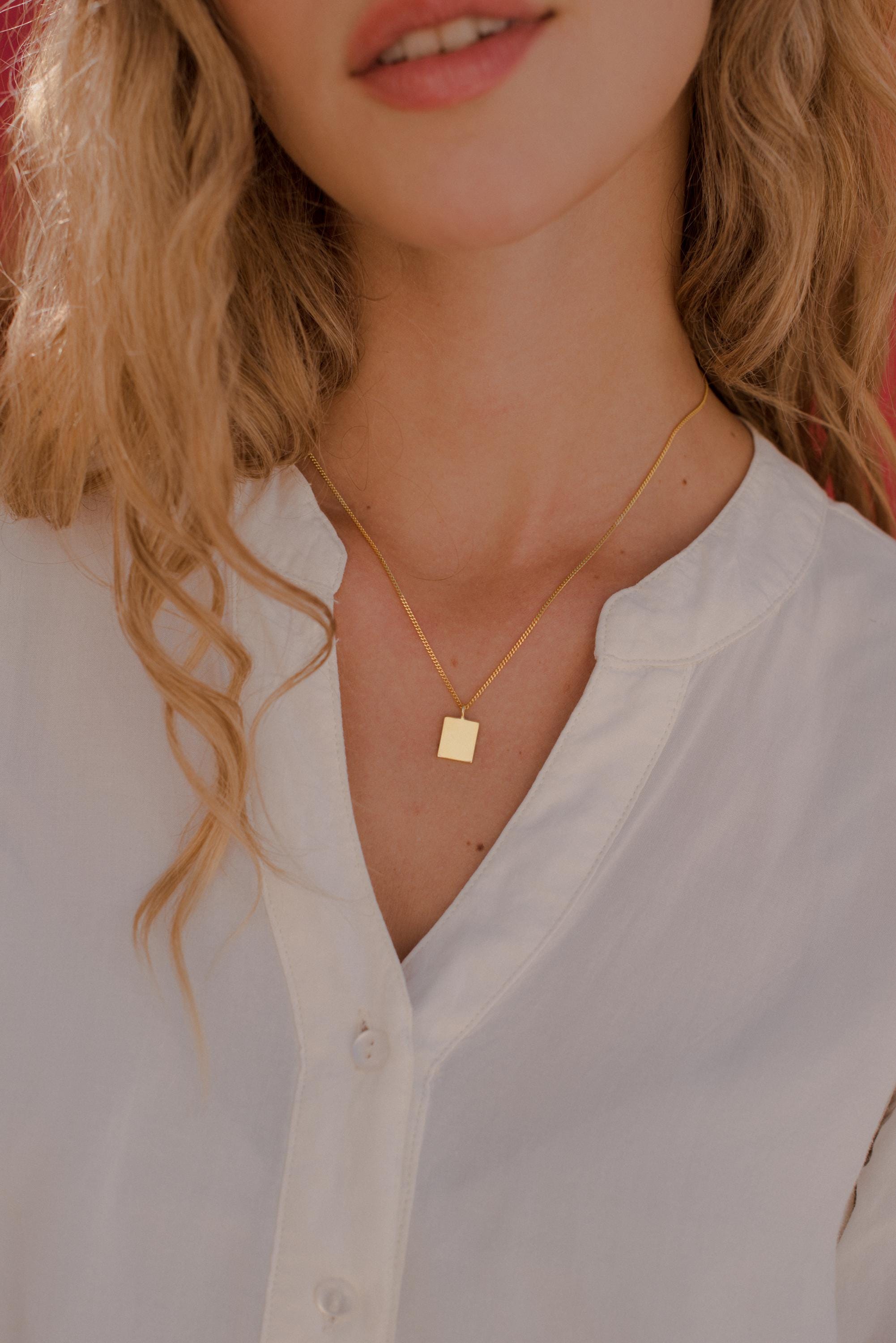 LUUK LIFESTYLE Filigrane halsketting met hanger van