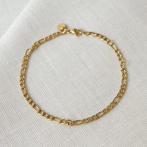 Classic ladies Figaro bracelet I Chain bracelet I Bracelet I Gift idea best friend I Friendship bracelet I Women I Waterproof