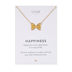 Collier délicat avec pendentif Farfalle I Nouilles I Collier de pâtes I Collier d’amoureux d’Italie I Cadeau des meilleurs amis I Cadeau d’anniversaire