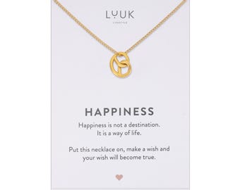 Modern ladies necklace I pretzel pendant I pretzel necklace I Bavaria I Wiesn I Oktoberfest I traditional costume I dirndl jewelry I gift idea for girlfriend