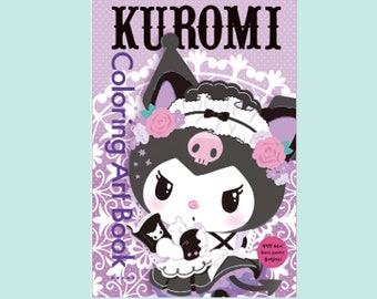 Kuromi Coloring Art Book | 쿠로미 컬러링 아트북