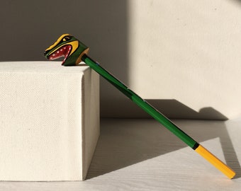 Alligator Pencil Etsy