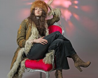 yak fur coat