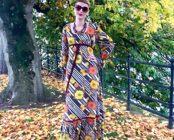 Rare 60s 70s Maxi dress from Marisa / Kitty Copela