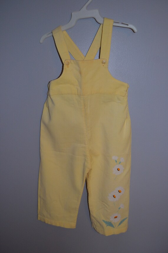 Yellow vintage overalls Gem