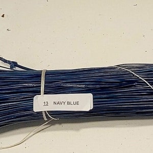 Dyed pine needles for basket making or other arts