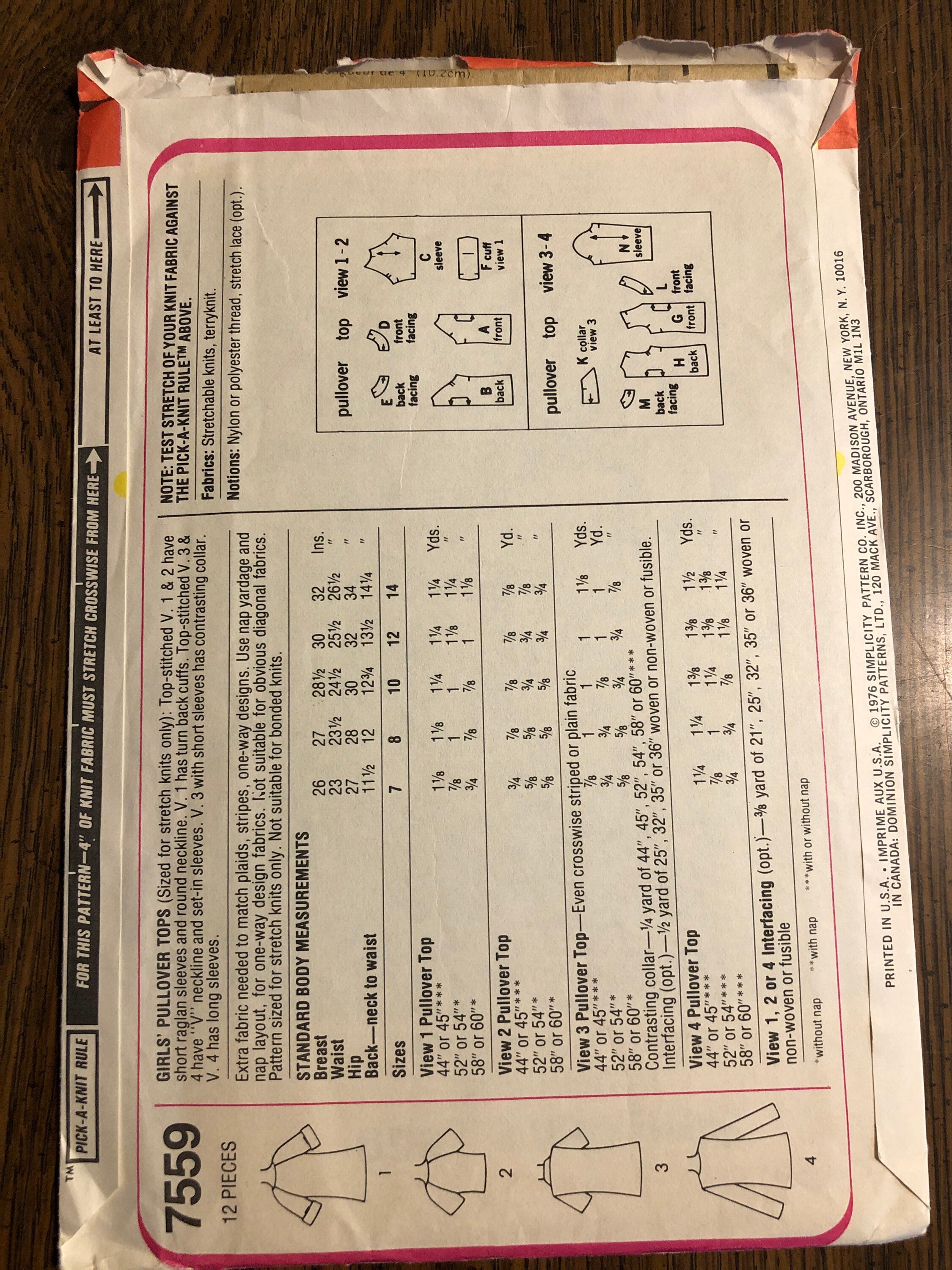 Simplicity 7559 - Etsy