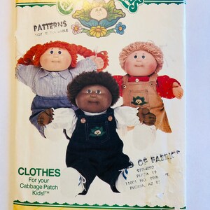 Butterick 6508 cabbage patch kids