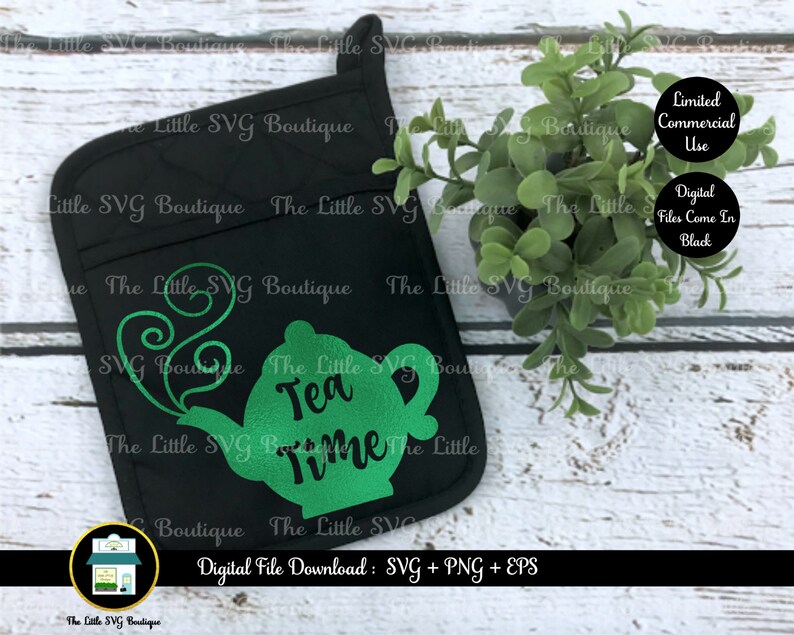 cut file png design digital file Tea Time eps svg instant download