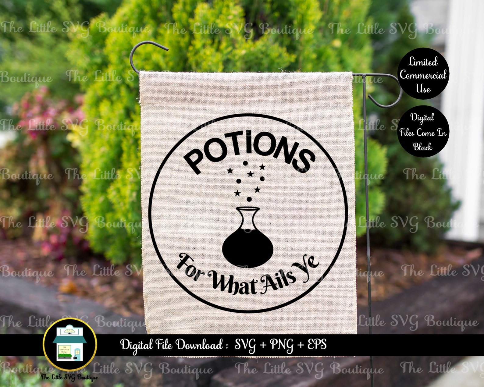 Potions Sign digital file svg eps png cut file design | Etsy