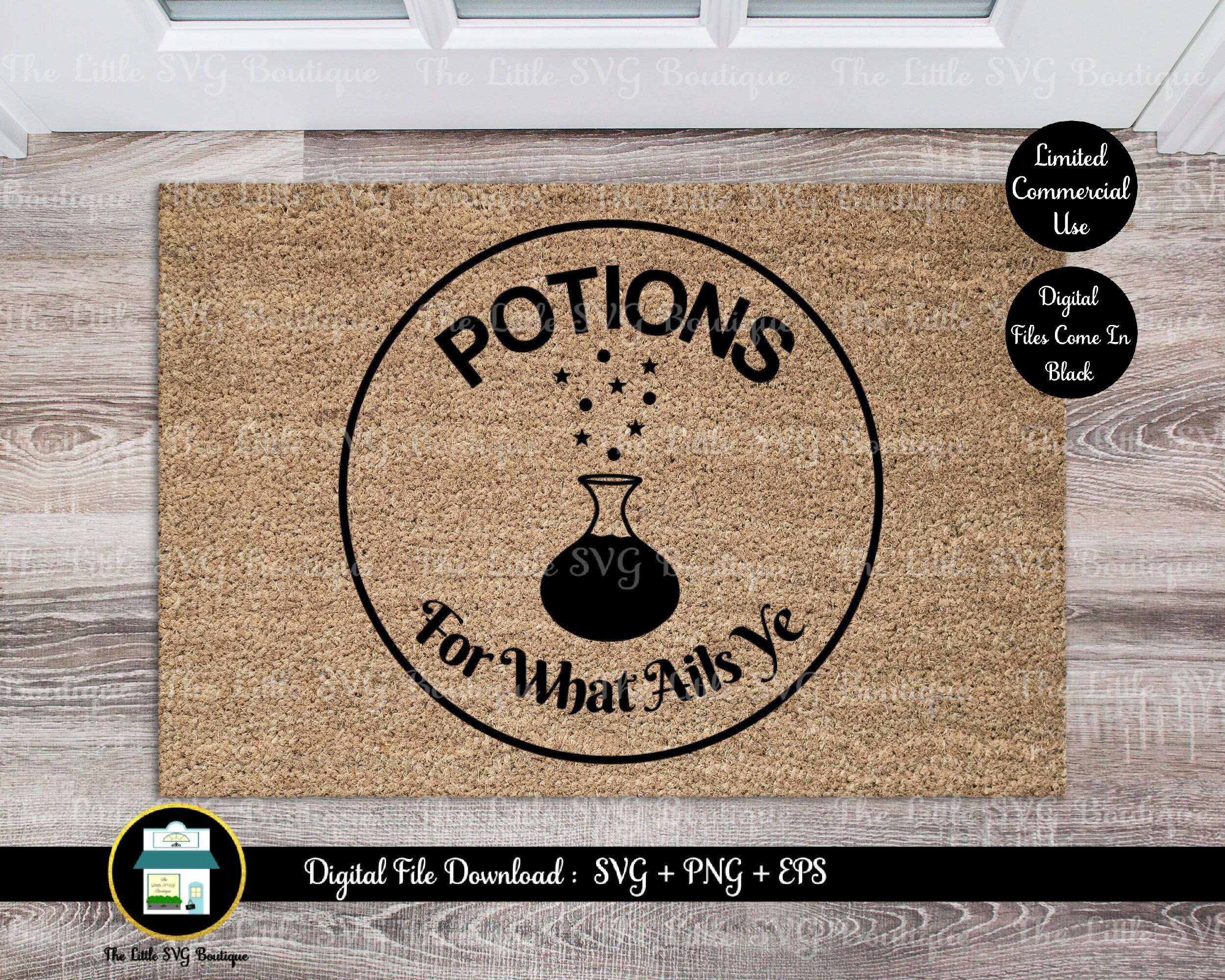 Potions Sign Digital File Svg Eps Png Cut File Design - Etsy UK