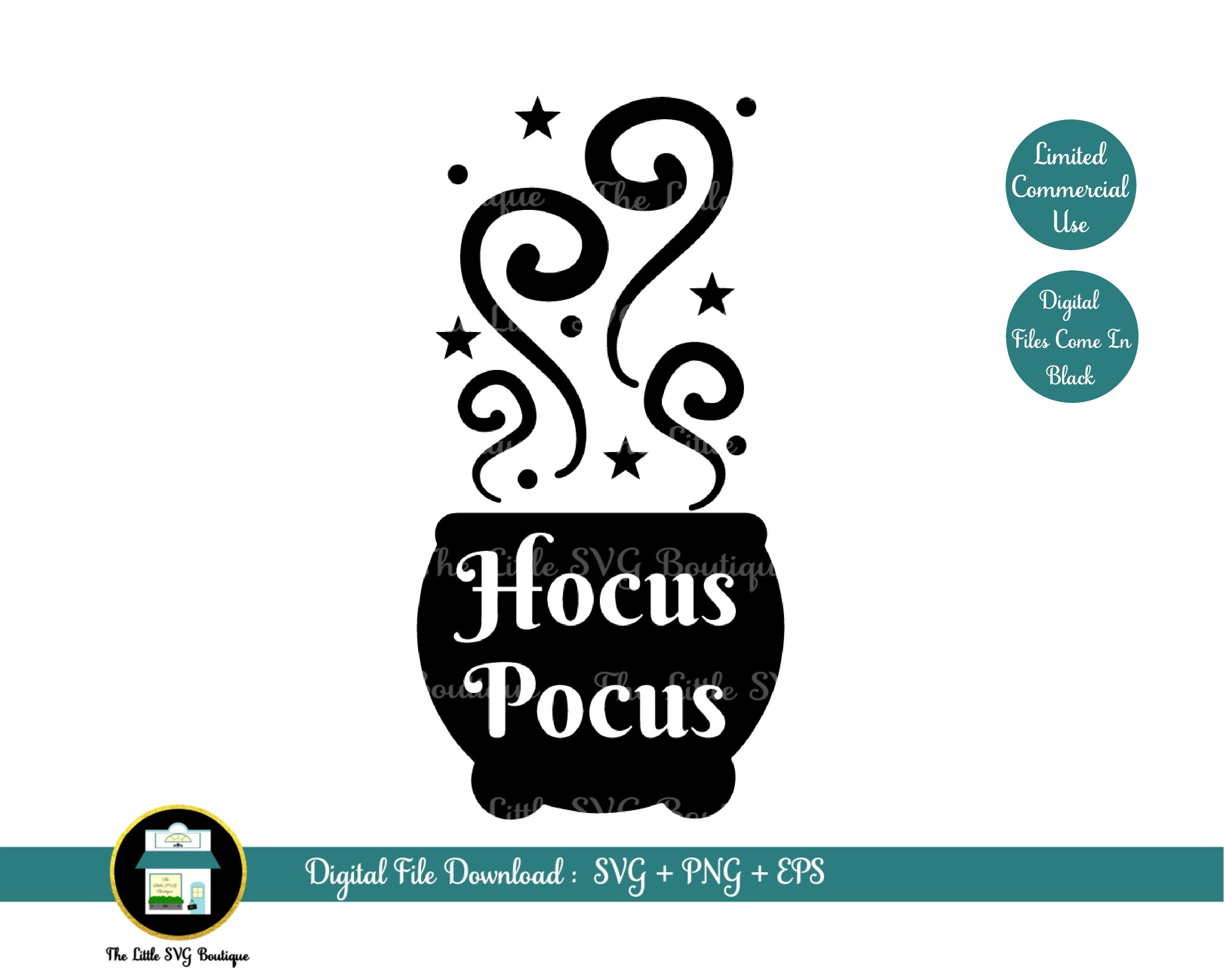 Hocus Pocus Cauldron digital file svg eps png cut file - Etsy 日本