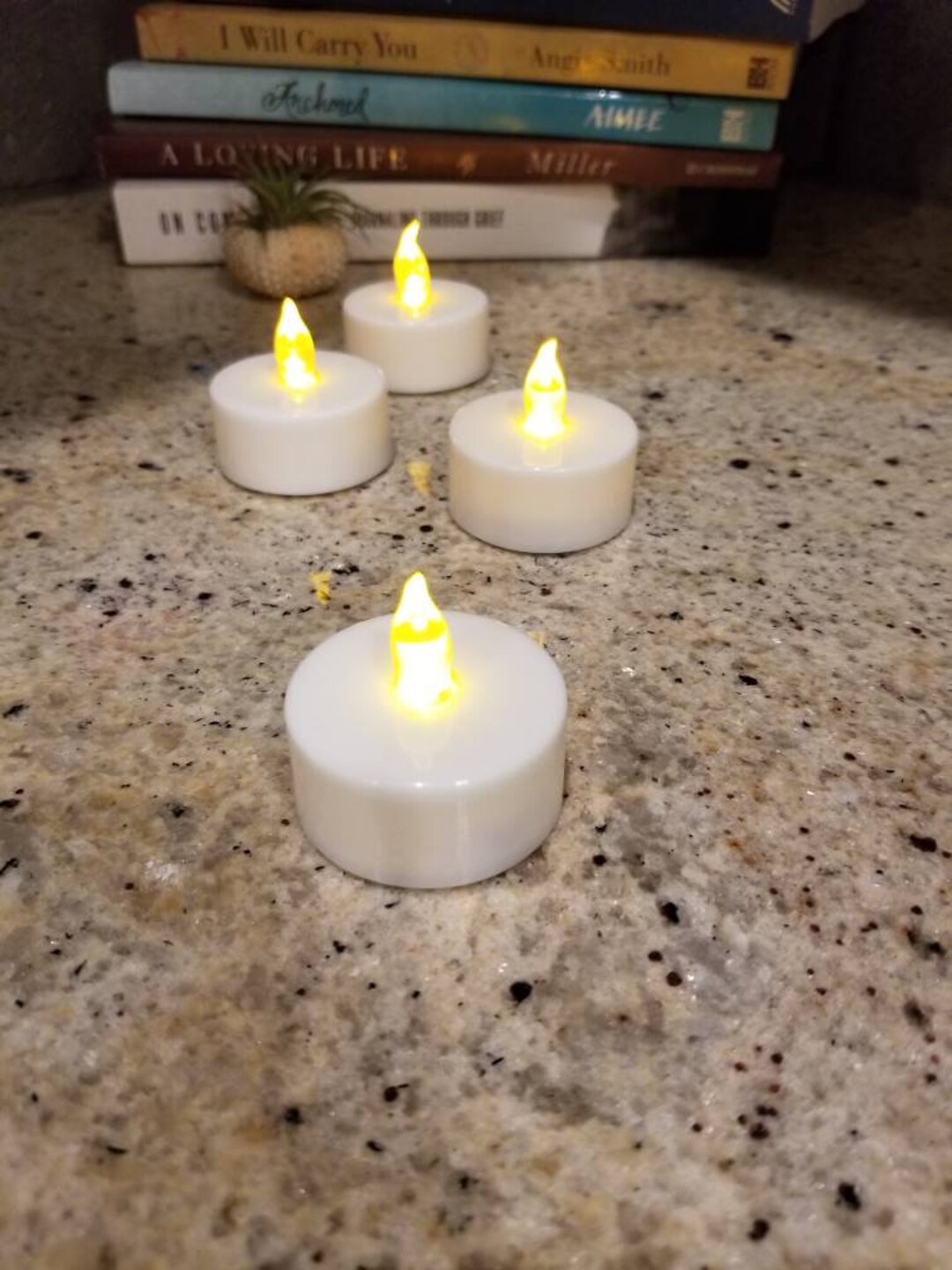 Set of Four Tea Lights, Timer Tealights Etsy