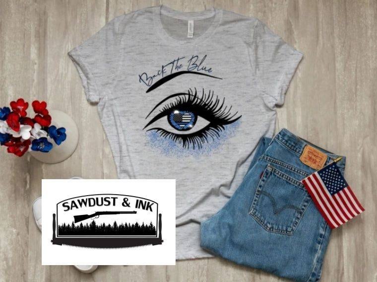 Back the blue  tshirt