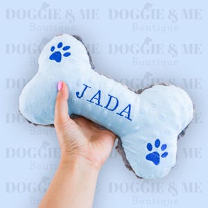 Personalized JUMBO Dog Bone Toy with Squeaker