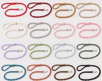 Handmade Macrame Dog Leash, Organic Cotton Rope Pet Lead