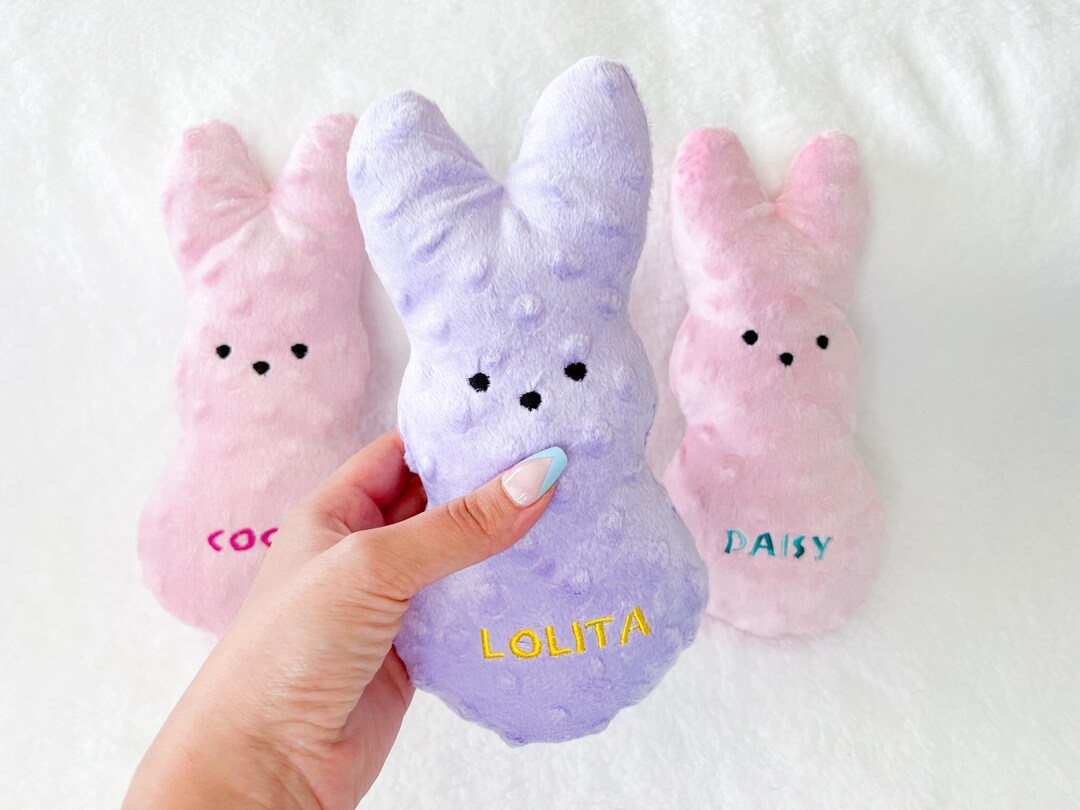 Peeps Plus Dog Toy, Personalized Dog Toy With Squeaker, Dog Toy, Cute