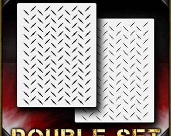Rippler Airbrush Stencil Template Airsick 723810975114