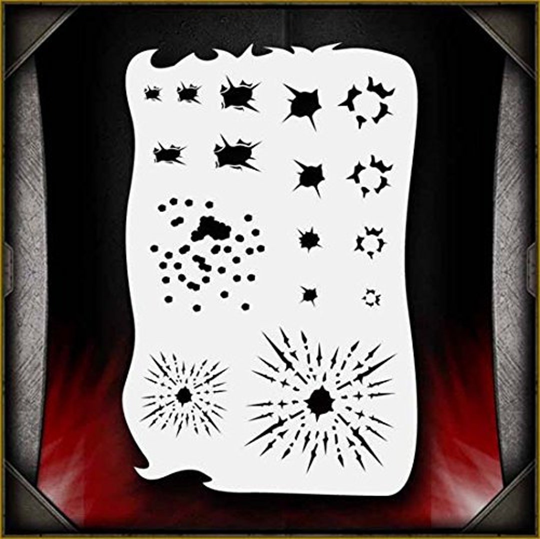 Blast Master Airsick Airbrush Stencil Template - Etsy