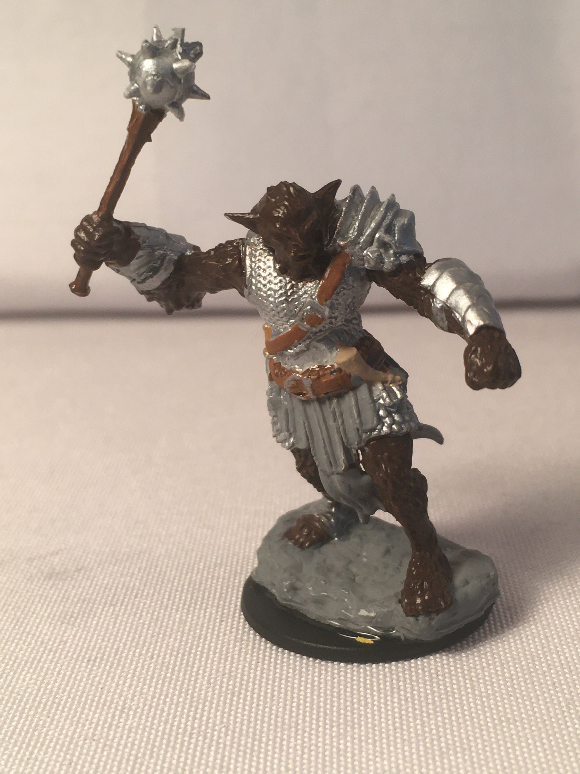 Bugbear Barbarian Painted Dnd Miniature/bugbear Fighter Hand - Etsy