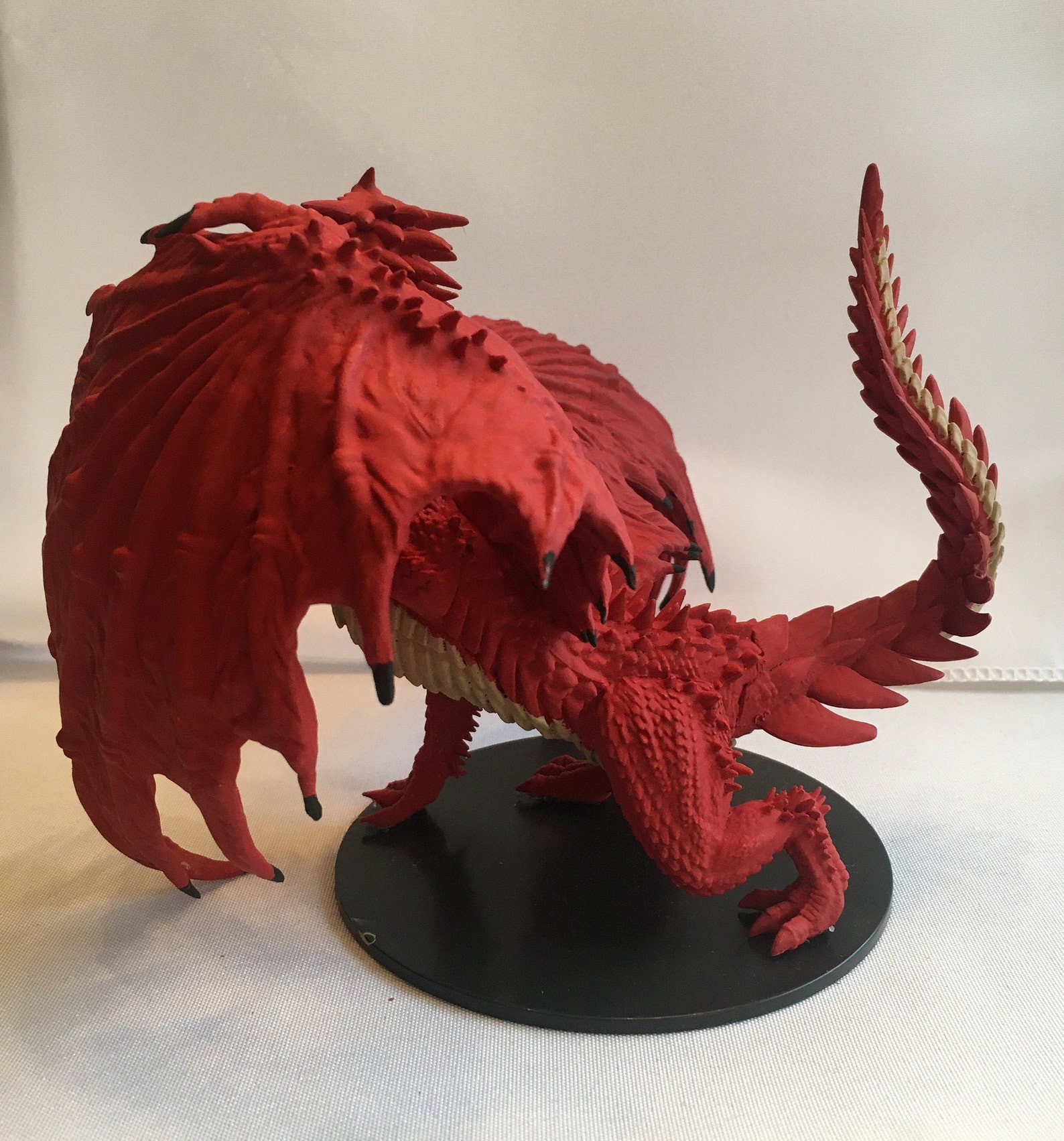 Red Dragon Painted Dnd Miniature/ancient Red Etsy