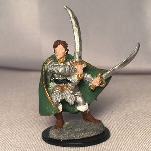 Cacciaumano dipinto DnD Miniature/Pewter/Metal/Human Paladin Hand Painted D&D Mini/Half Elf Fighter/Half Elf Paladin/Human Ranger