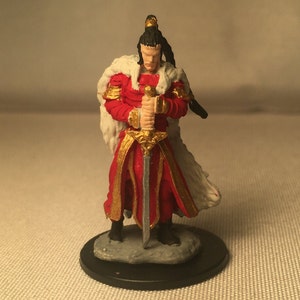 Elf Cleric Painted DnD Miniature/Elf Samurai Hand Painted Mini/Human Cleric Painted Miniature/Human Paladin/Elf Fighter/Half Elf Fighter