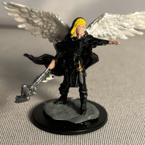 Female Aasimar Wizard Painted DnD Miniature/Female Aasimar Sorcerer DnD Hand Painted D&D Mini/Female Aasimar Cleric Painted Miniature