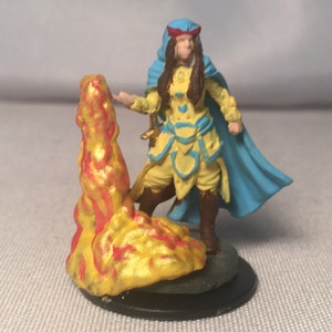 Female Tiefling Sorcerer Painted DnD Miniature/Tiefling Wizard Painted Mini/Tiefling Warlock Painted Miniature/Tiefling Rogue/Tiefling Bard