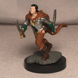 Human Ranger Painted DnD Miniature/Half Elf Ranger D&D Hand Painted Mini/Half Elf Fighter/Half Elf Paladin/Human Fighter