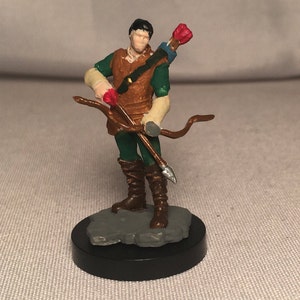 Human Ranger Painted DnD Miniature/Half Elf Ranger D&D Hand Painted Mini/Half Elf Fighter/Half Elf Paladin/Human Fighter