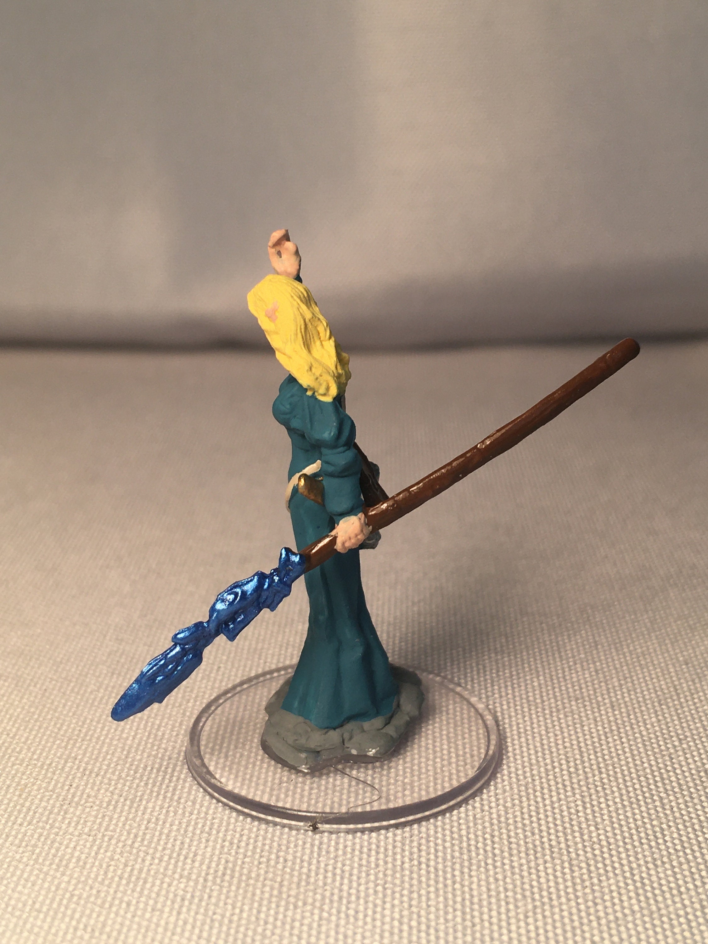 Female Half Elf Wizard Painted Dnd Miniature/human Wizard - Etsy