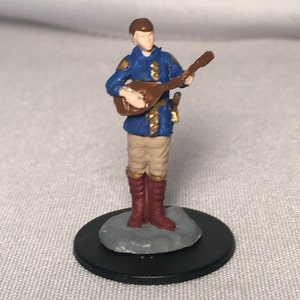 Female Half Elf Bard Painted DnD Miniature/Human Bard Hand Painted Mini/Half Elf Rogue Painted Miniature/Human Rogue