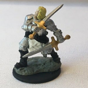 Combattente umano Dipinto DnD Miniatura/Paladino Umano Dipinto a mano D&D Mini/Mezzo Elfo Combattente/Mezzo Elfo Paladino/Ranger Umano
