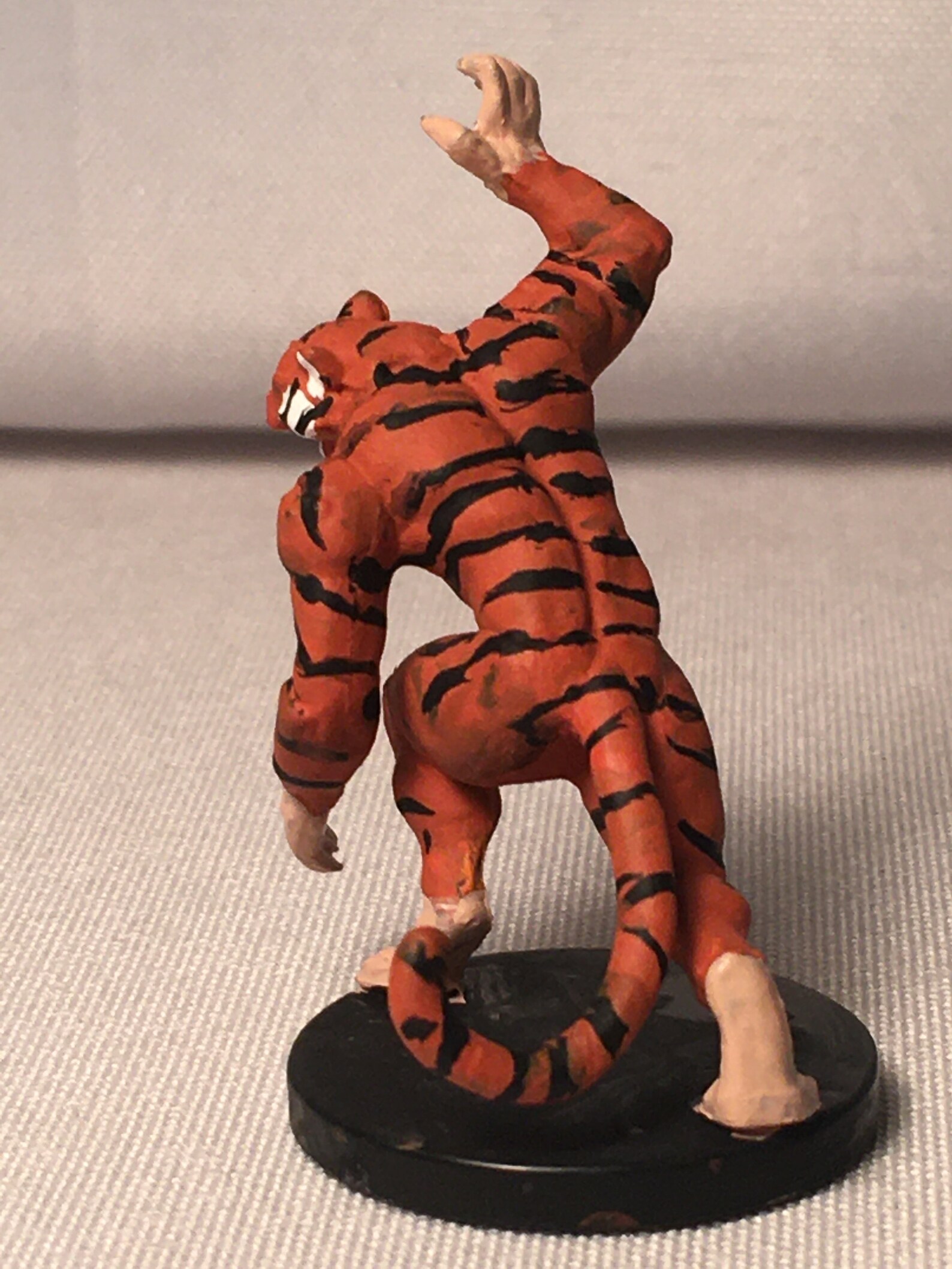 Weretiger Painted Dnd Miniature/shifter Fighter Painted Etsy