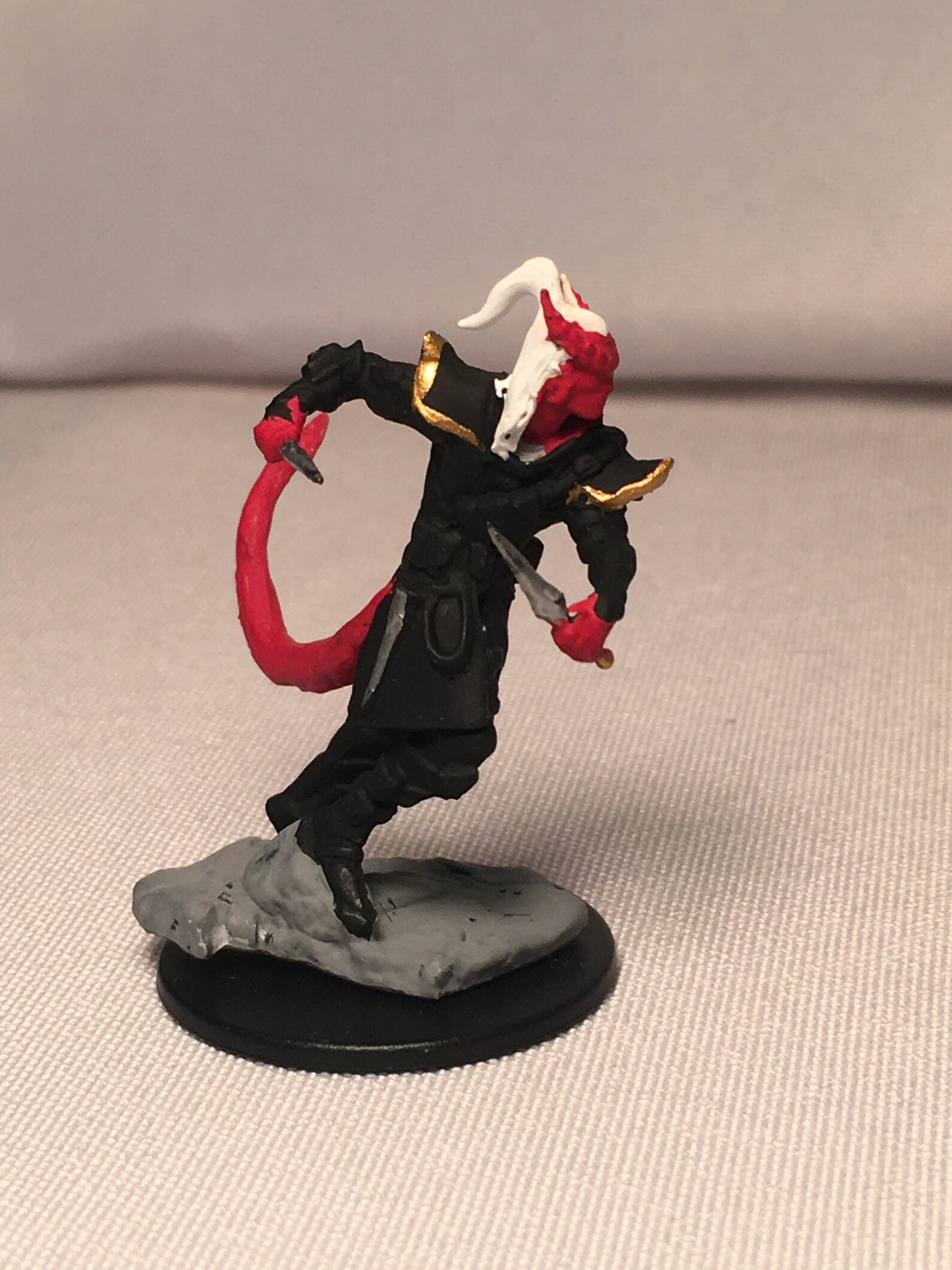custom tiefling miniature