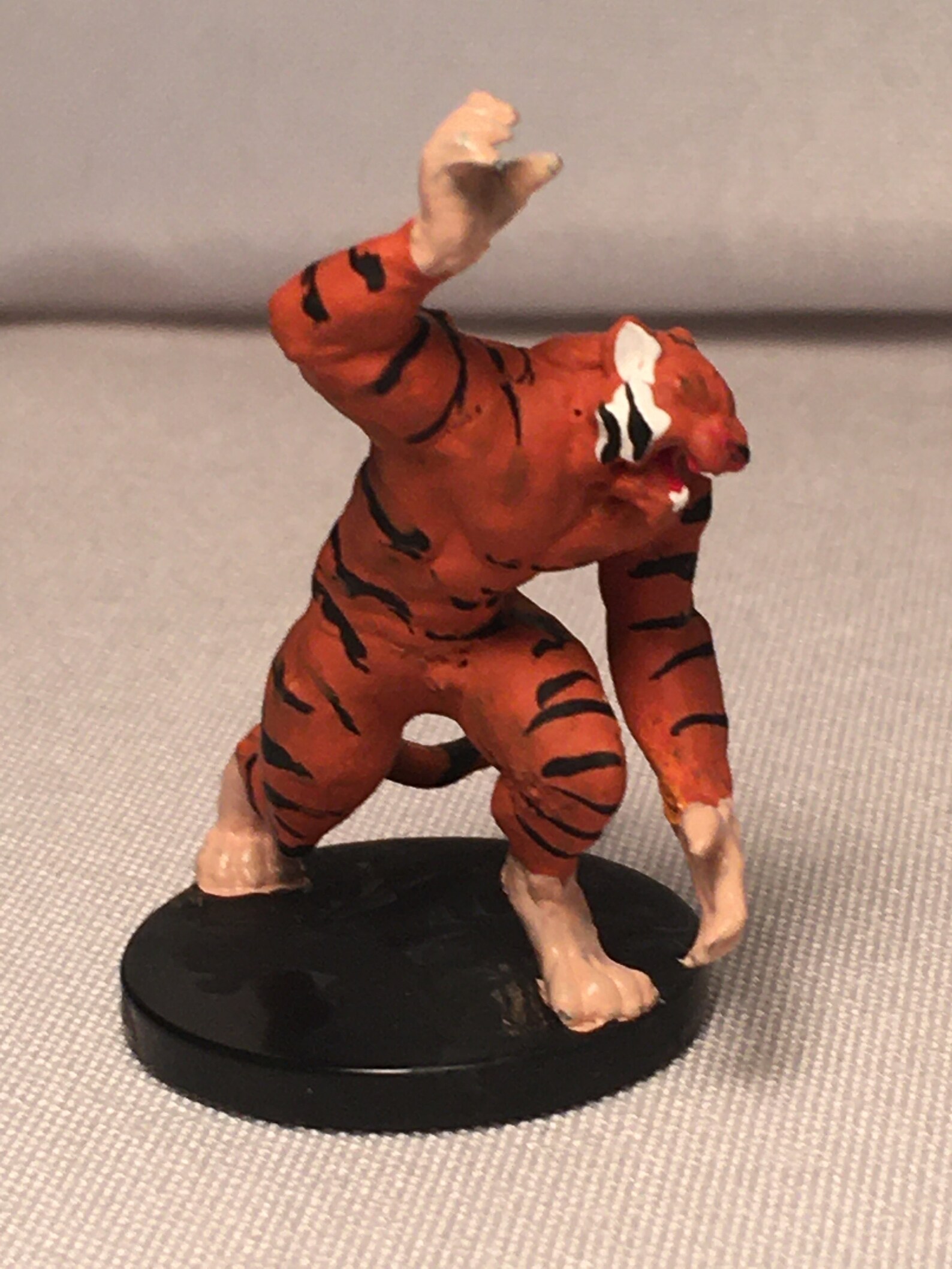 Weretiger Painted Dnd Miniature/shifter Fighter Painted Etsy