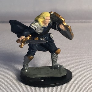Paladino umano Dipinto DnD Miniatura/Combattente umano Dipinto a mano D&D Mini/Mezzo elfo Combattente/Mezzo elfo Paladino/Ranger umano