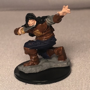 Human Rogue Painted DnD Miniature/Half Elf Rogue D&D Hand Painted Mini/Half Elf Fighter/Elf Fighter/Human Fighter